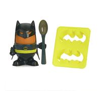 Batman Breakfast Set - Officially Licensed Egg Cup, Topper, Spoon, Toast Cutter, Novelty DC Comics Gift for Fans | Paladone