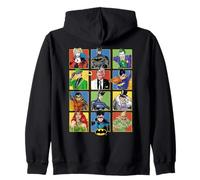Batman Character Squares Zip Hoodie