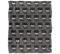 Batman Chibi Repeat Print Blanket