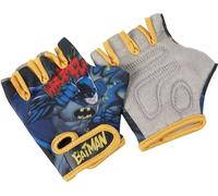 Tataway Pair of Kids Batman Superhero Yellow Black Mens DC Comics Fingerless Bike Gloves