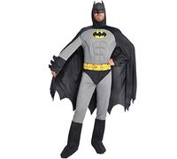 Batman Classic costume disguise adult official DC Comics (Size L) with padded muscles