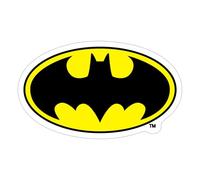 Batman Classic Logo Sticker Size S (10 x 10 cm)