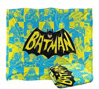 BATMAN Classic Tv Logo Officially Licensed Silky Touch Super Soft Throw Blanket 152 x 127 cm