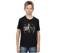 DC Comics Boys Batman Comic Book Logo T-Shirt Black 9-11 Years