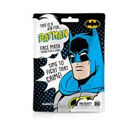 MAD BEAUTY DC Batman Face Masks Set, Black Tea Sheet Masks Firms Skin, Fades Blemishes, Depuffs, Promotes Collagen Production, Anti-Aging