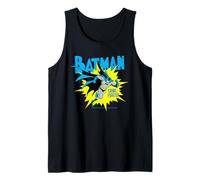 Batman Crime Fighter Hero Icon Vintage Comic Panel Tank Top