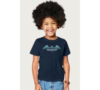 Batman Dark Knight Gotham City Retro Wave T-Shirt in Navy | Size: 3-4 Years Batman Navy 3-4 Years