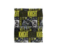 Batman Dark Knight Panels Blanket 152 x 127 cm DC Comics White One Size
