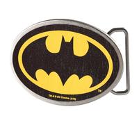Batman DC Comics Superhero Distressed Oval Bat Logo Rockstar Belt Buckle