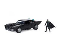 Batman DC Comics THE MOVIE, THE MOVIE, 10cm Scale Batmobile from THE MOVIE with 4" Character, Lights & Sounds, Collectible Item from The Movie