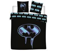 Batman Double Duvet Cover 240x220 + 2 Pillowcases 65x65 Polycotton Gift