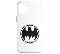 Batman Emblem Circle Logo Icon Dark Knight Fandom Case for iPhone 16 Plus
