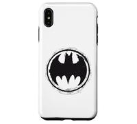 Batman Emblem Circle Logo Icon Dark Knight Fandom Case for iPhone XS Max