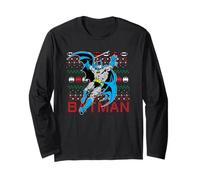 Batman Fair Isle Christmas Long Sleeve T-Shirt