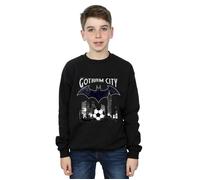 Batman Football Gotham City Sweatshirt DC Comics Black 7-8 Years