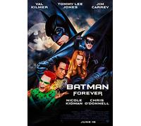 Batman Forever (1995) V2 DC Comics Movie Poster Framed or Unframed Glossy Poster (A1-594 × 841 mm Unframed)
