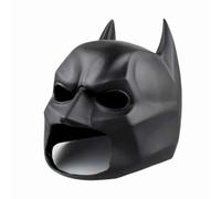 Batman Full Mask With Cowl The Dark Knight Rises Latex Helmet Adult Cosplay Prop J