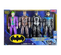 BATMAN Gotham City Guardians 12-inch Action Figure 4-Pack Metal-Tech Nightwing Talon Joker