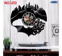 Batman&Gotham City Wall Vinyl Led Lighting Record Clock