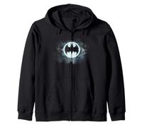 Batman Halloween Bat Signal In the Sky Zip Hoodie
