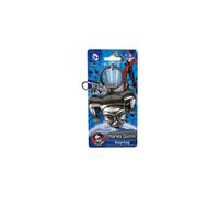 BATMAN DC Comics Harley Quinn Head Pewter Key Ring