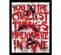 Batman Harley Quinn Love Framed Poster