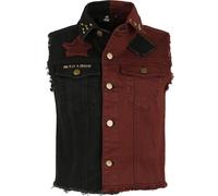 Batman Harley Quinn - Mad Love Sleeveless Jacket black red S