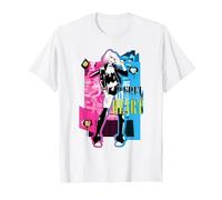 Batman Harley Quinn Rebel Heart T-Shirt, Men, White, Medium