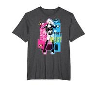 Batman Harley Quinn Rebel Heart T-Shirt, Men's Big and Tall, Dark Heather Grey, 3X Tall