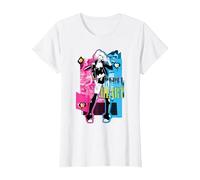 Batman Harley Quinn Rebel Heart T-Shirt, Women, White, Large