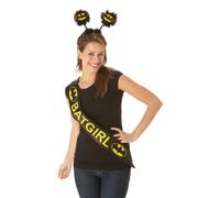 Batman Hen Night Sash in Black Batman Black