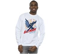 Batman Into Action Sweatshirt DC Comics White S