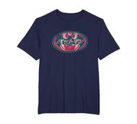 Batman Japanese Logo T-Shirt, Men's Big and Tall, Navy Blue, 4X Tall