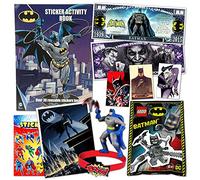 Batman & Joker Childrens Gift Set - x11 item Bundle, including Sticker sets, Lego Batman, Figurines, Toy Million Dollar Bills, Silicon Wristband & more…