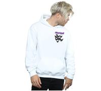 Batman Joker Smile Breast Print Hoodie DC Comics White L