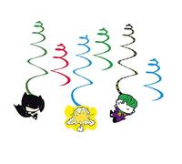 Amscan Paper Swirl Decorations 9907400 – DC Batman vs Joker – Child