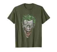 Batman Joker T-Shirt, Men, Olive Green, Medium