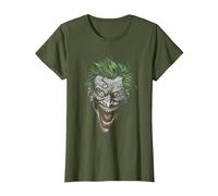 Batman Joker T-Shirt, Women, Olive Green, X-Small