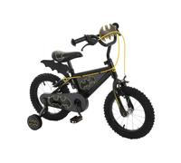 Batman Kids 14" Wheel Batman Bike With Stabilisers | Black