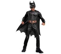 Batman Kids Deluxe Costume DC Boys Dark Knight Book Day Superhero Fancy Dress