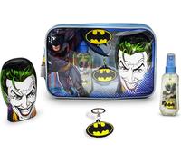 Batman Kids Fragrance Gift Set - EDT Perfume 90ml, Shower Gel, Toiletry Bag