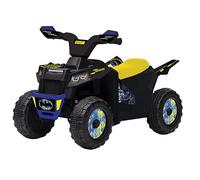 Batman Kids Mini Quad Bike - Official Licensed Kids Ride On Car - 6V Electric Ride On Toys - Forward, Reverse Gears, Chunky Tyres & Amazing Friends Decals, Safe Toddler Toy - Batman Toys