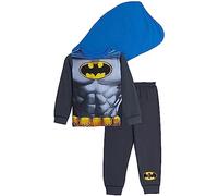 BATMAN Kids Novelty Pyjamas With Cape, Dress Up Costume, Ages 2 to 8 Years Old (2-3 Years) Grey