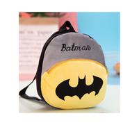 (Batman) Kids Plush Mini Backpack Kindergarten Students Schoolbag