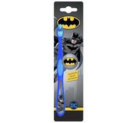 Batman Kids Toothbrush with Protection Cap, Comfortable Handle and Soft Bristles for Ages 3+