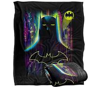 BATMAN Knight Lights Officially Licensed Silky Touch Super Soft Throw Blanket 152 x 127 cm