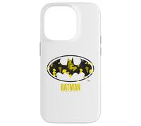 Batman Logo BATMAN Emblem Yellow Black Silhouette Graphic Case for iPhone 14 Pro