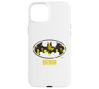 Batman Logo BATMAN Emblem Yellow Black Silhouette Graphic Case for iPhone 15 Plus