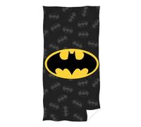 Batman Logo Beach Towel in Black Batman Black