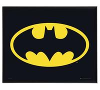Batman Logo Framed Poster - DC Comics Wall Art Picture Print (42 x 52cm)